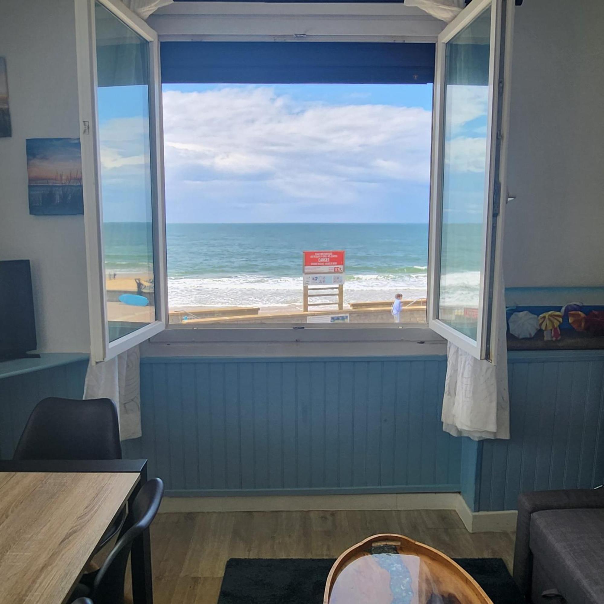 Beach Front Apartment Eljocri Capbreton Bagian luar foto