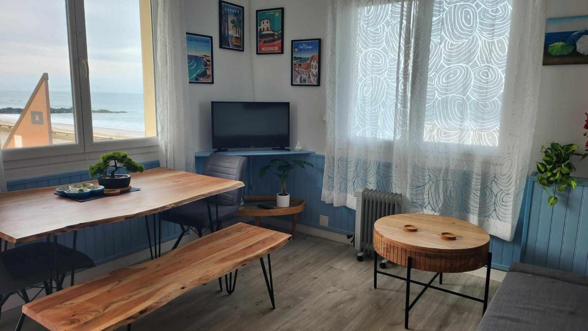 Beach Front Apartment Eljocri Capbreton Bagian luar foto